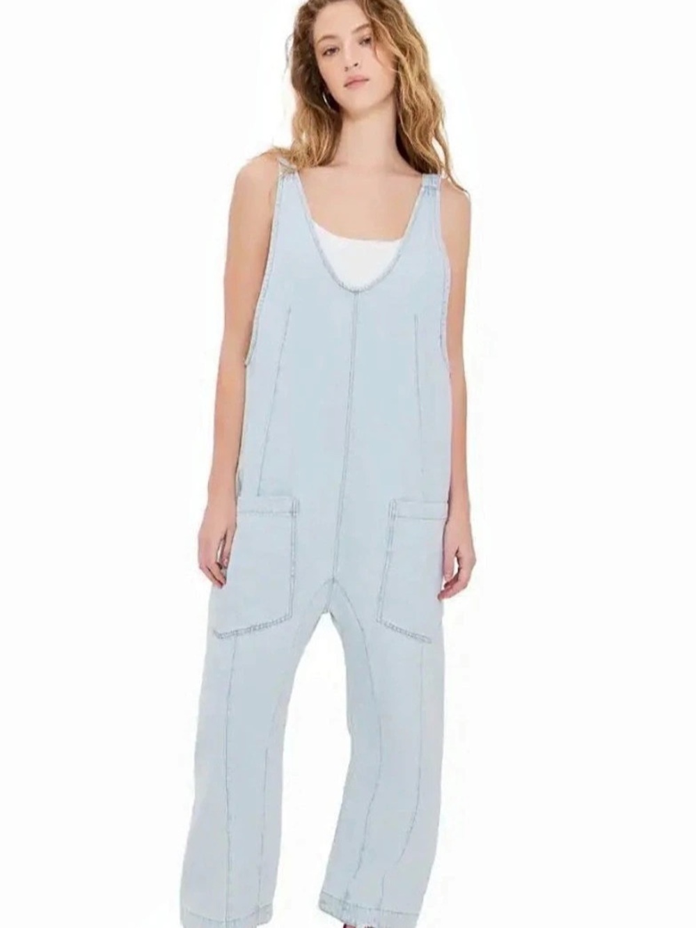 Free People We The Free Ziggy Denim Overalls